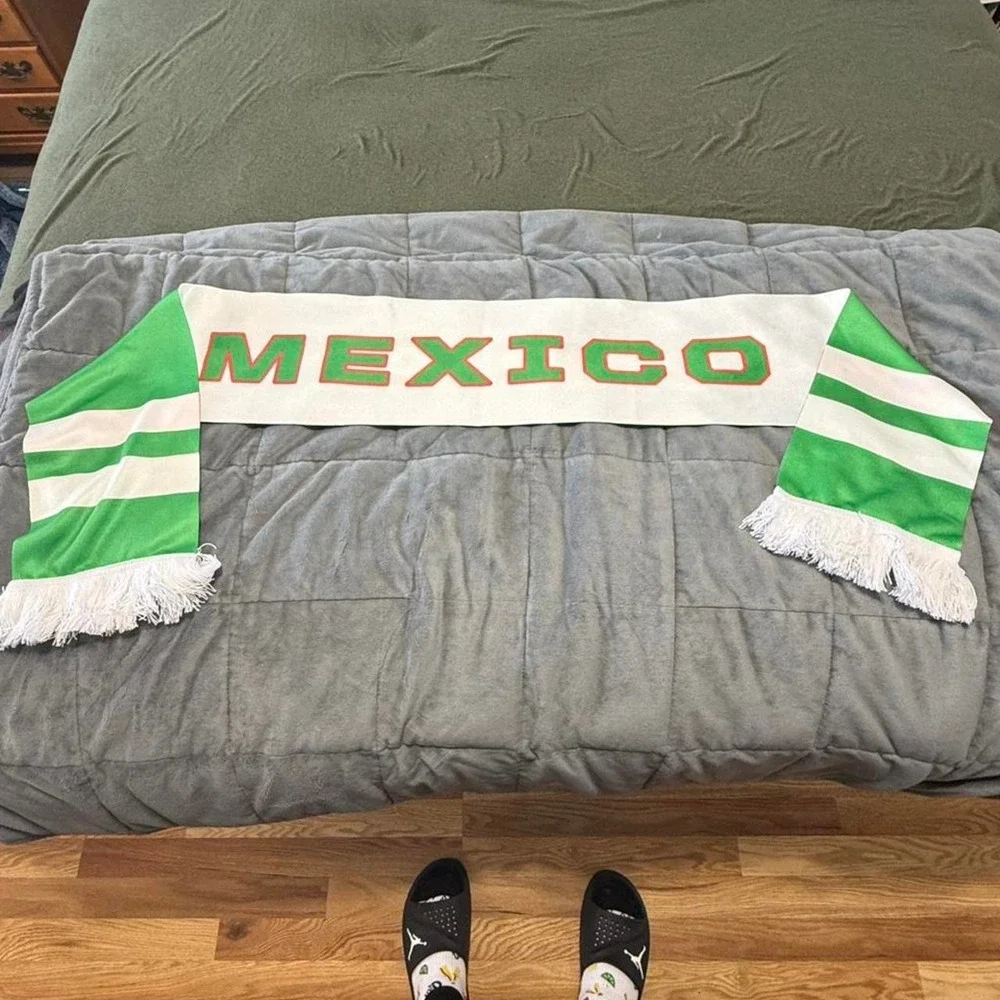 Heineken and Mexico soccer scarves